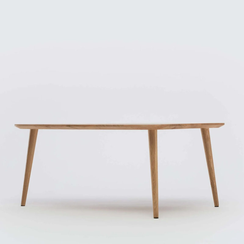 Arius Solid Wood Trestle Coffee Table with Storage