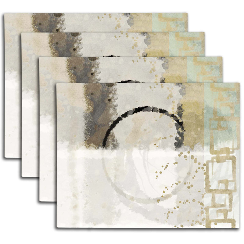 Napperon abstrait en polyester