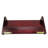 3 Row Challenge Coin Display Stand Military Coin Display Case Rack Holder Mahogany Wood Finish