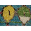 Tapis oriental marocain turquoise 6 x 10
