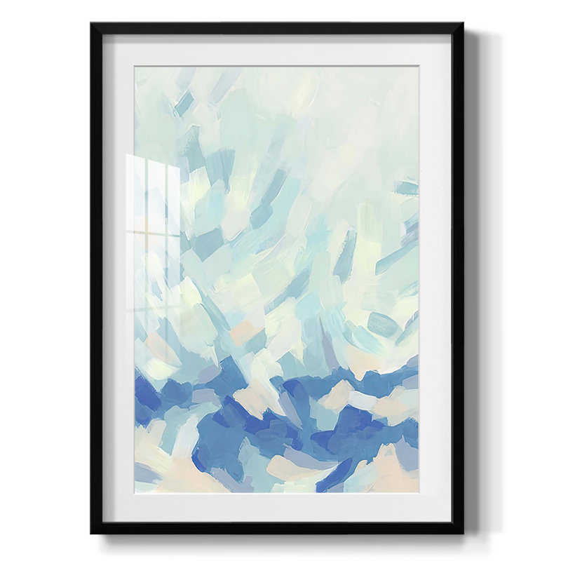 «Mosaic Sky II», reproduction encadrée, H 25,5 po x l 17,5 po, Noir