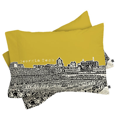 Bird Ave Georgia Tech Pillowcase