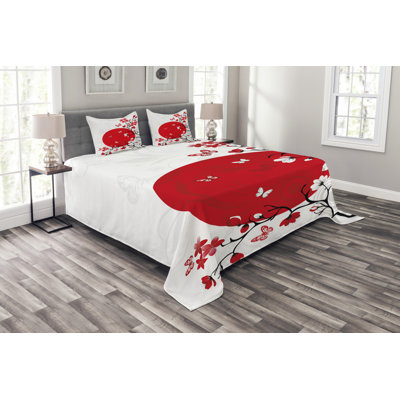 Ademide Bedspread Set with Pillow Sham