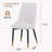 Calume Dining Side Chair – Modern Upholstered Dining Chair with High Back, Diamond Stitching, and Solid Oak Wood Legs, Ergonomic Kitchen & Dining Room Chair-283584564-308049307