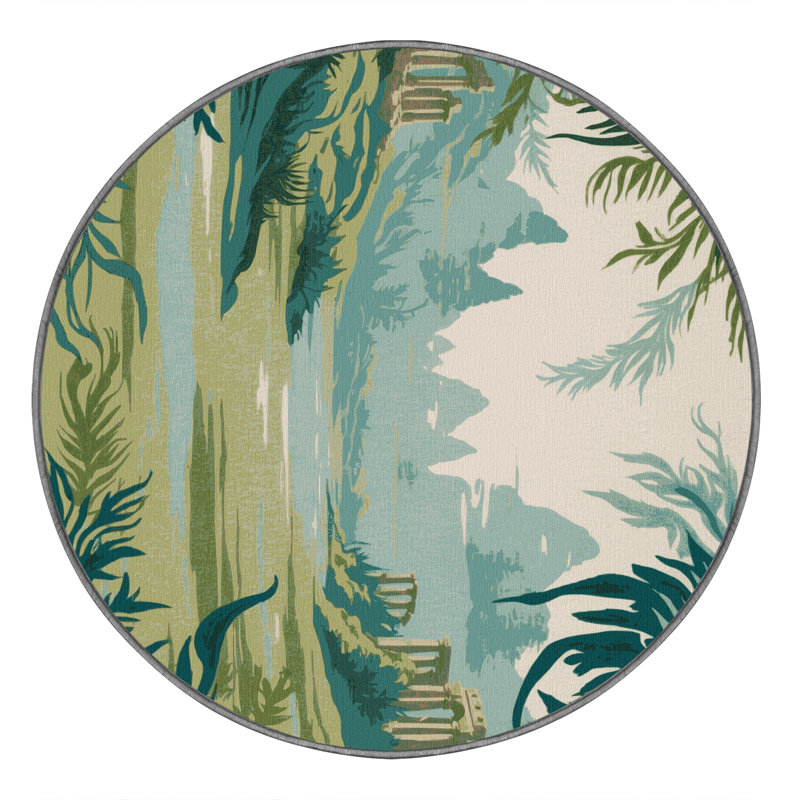 Spirit Flame Rug, Round 3'