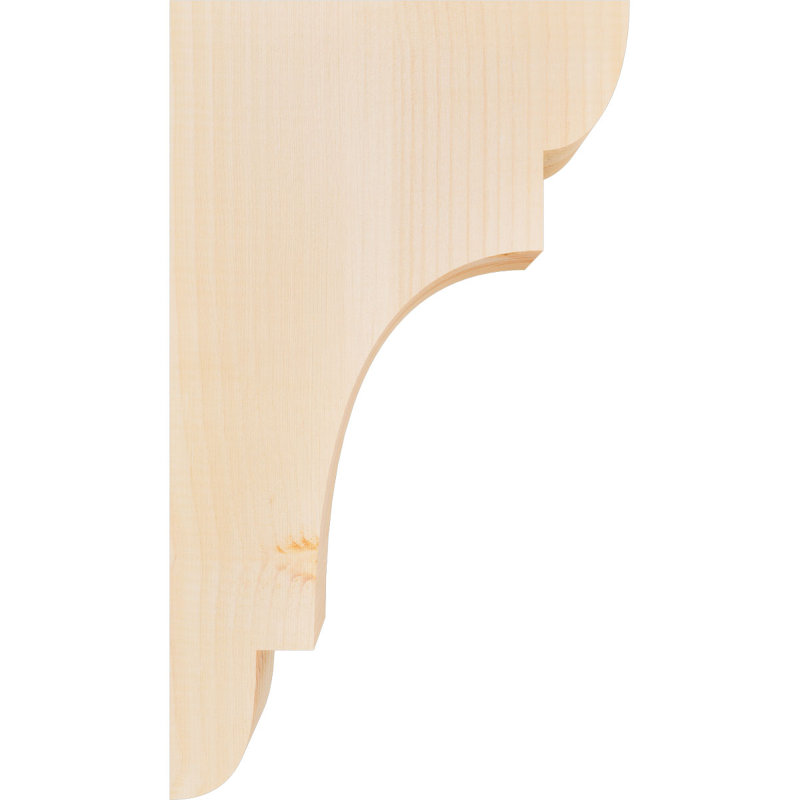 New Brighton Corbel, H 20 po x l 3,5 po x P 12 po, Sapin de Douglas, Lisse