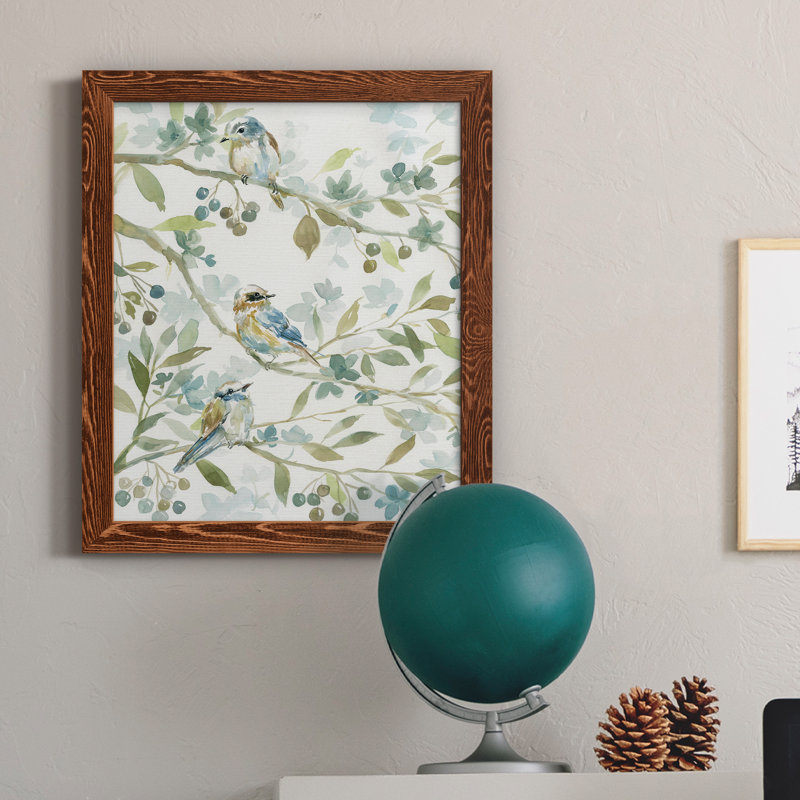 Spring Beginnings - Peinture sur toile encadrée, H 24 po x l 18 po x P 1,5 po, Cadre en érable