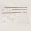 Nodia 13.19'' Stainless Steel Wall Mounted Clothing Racks