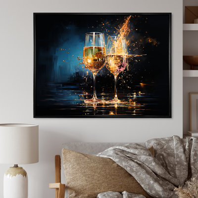 «Wine Claret Brillance Cheers - Wine», art mural