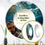 Teal Brown Ocean Marine Majesty Under Water - miroir océan, miroir mural rond sarcelle, impression sur métal-99620414