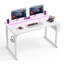 Bureau d'ordinateur à domicile avec lumières DEL pour petits espaces, bureau d'écriture avec sac de rangement et crochet pour casque d'écoute-1968861552-1968861558