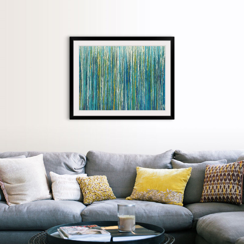 « greencicles », reproduction de photo, H 35 po x l 44 po x P 1 po, Cadre noir