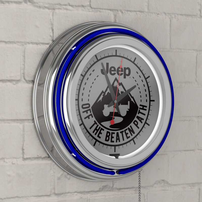 Horloge murale Jeep Black Mountain, Bleu