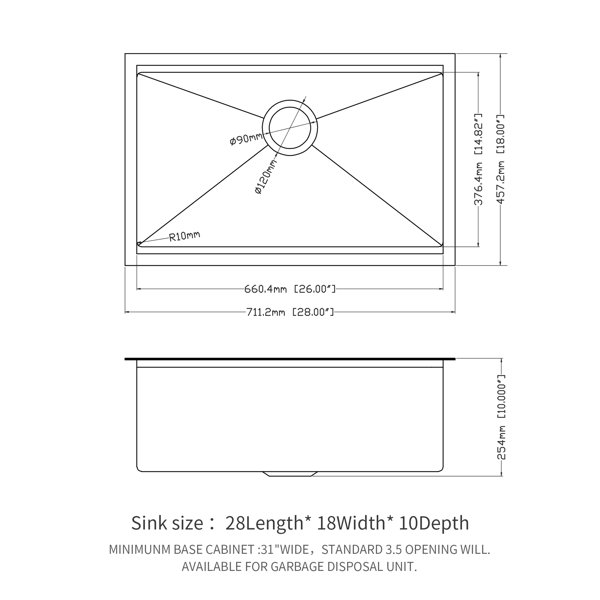 Dimensions du produit