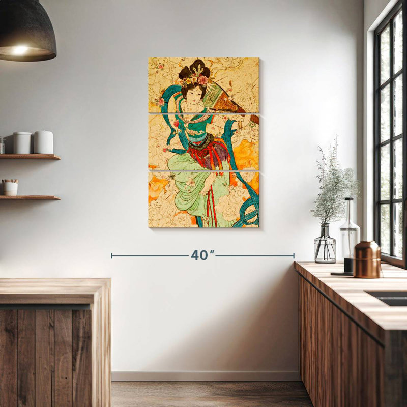 Musicienne chinoise Leisha, H 38 po x l 24 po