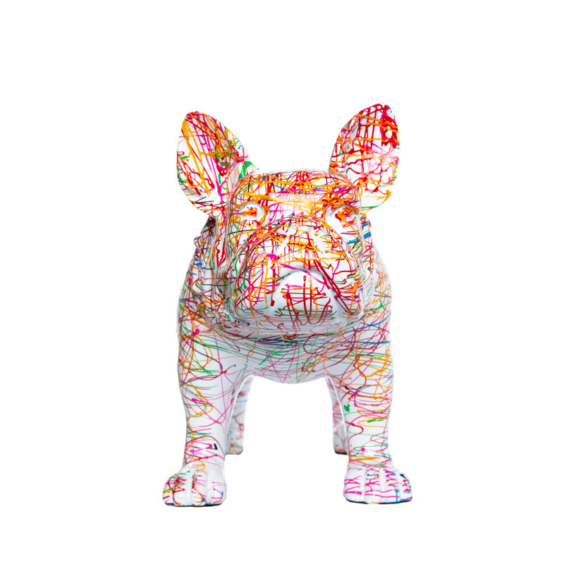 Lurae Expressionist Standing Bulldog - 14" long