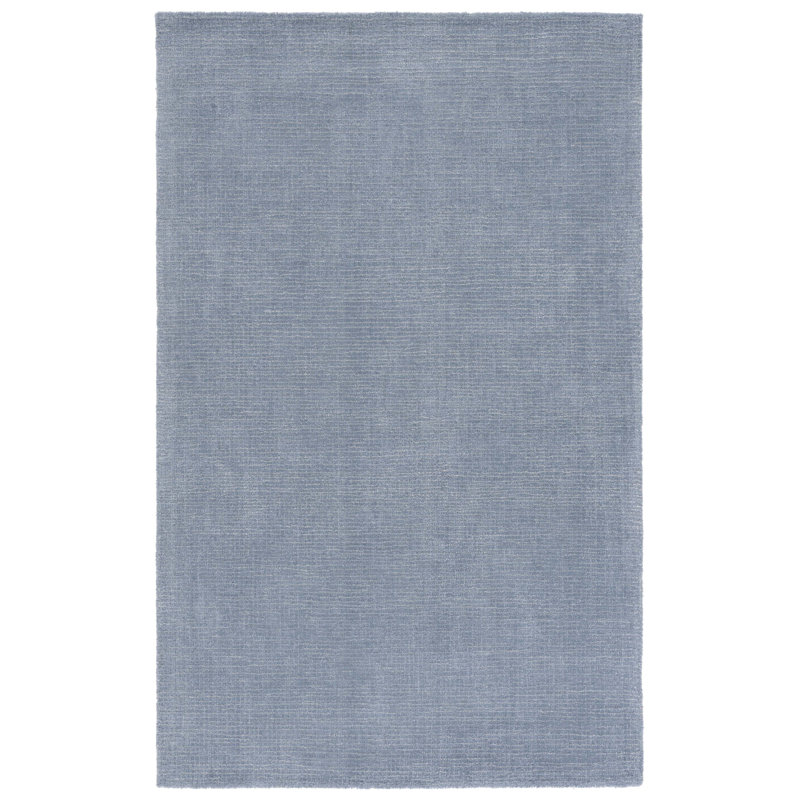 Laine abstraite touffetée à la main; Tapis d'intérieur en coton, Rectangle 4pi x 6 pi