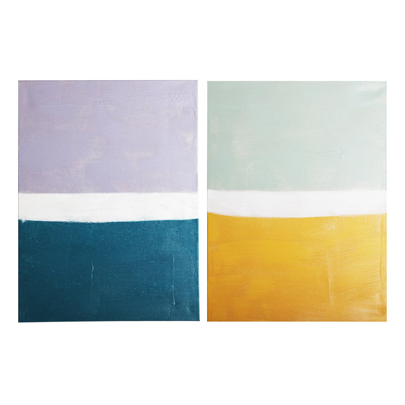 Ludka - 2 Piece Unframed Painting Set on Canvas