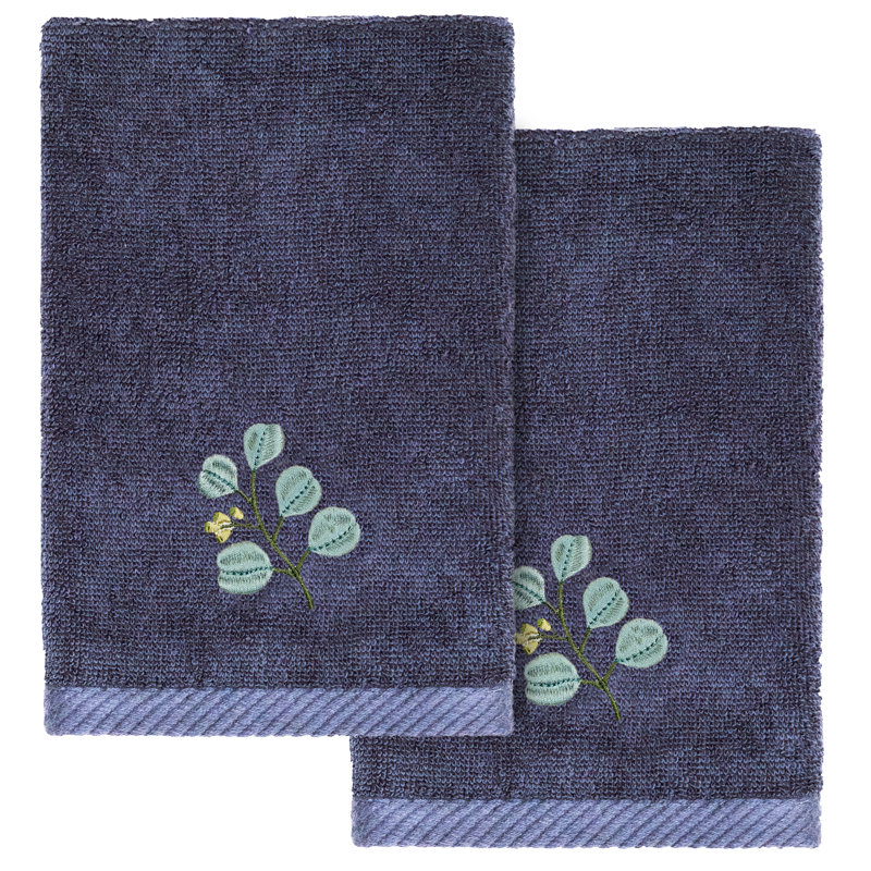  Botanica Turkish Cotton Fingertip Towel, Navy