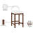 Conrad Letcher Velvet Counter Stool-379838287
