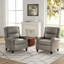 Ameiah Faux Leather Recliner-2134220098