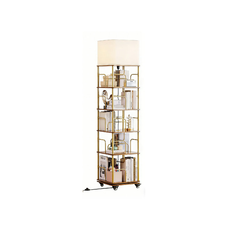 180cm H x 40cm W Standard Bookcase, Brown, (5 Shelves) 180cm. H x 40cm. W x 40cm. D