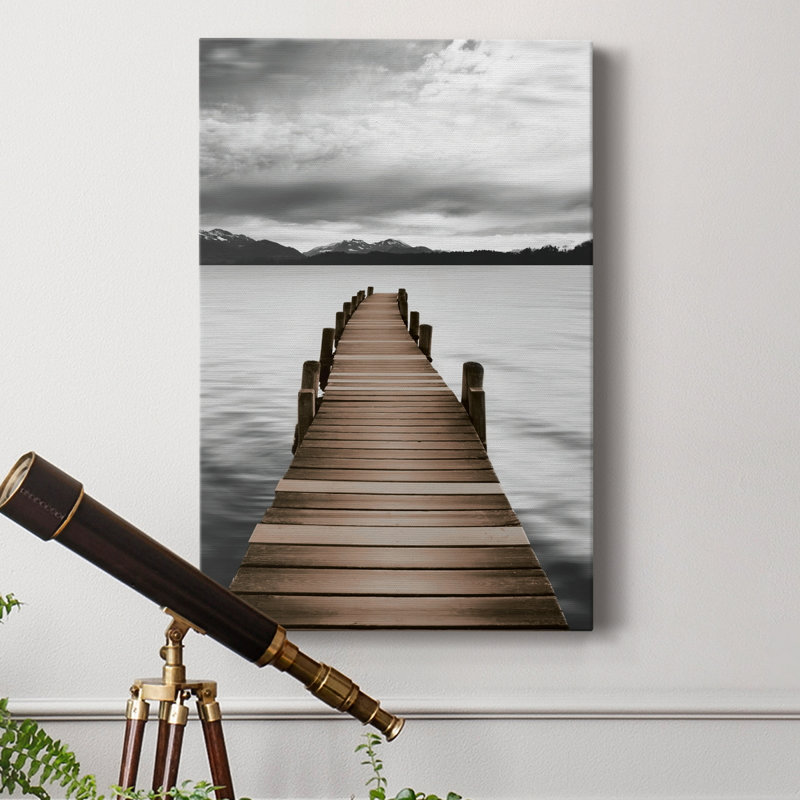Mountain Jetty - Photographie sur toile tendue, H 60 po x l 40 po x P 1 po