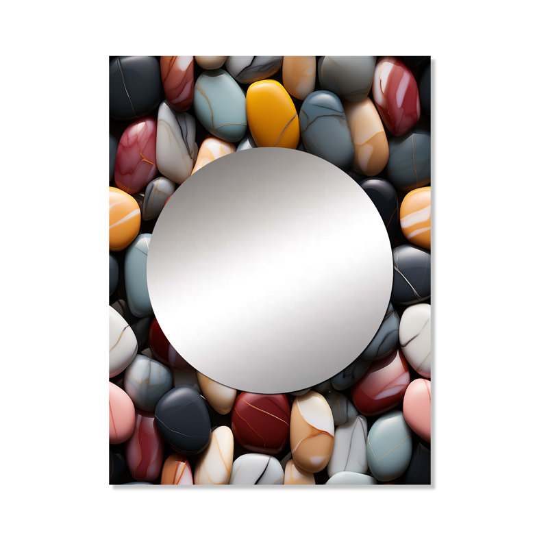 Décoration murale Timeless Meditation Stone - Miroir en marbre MTMIR127828, 40 po x 30 po