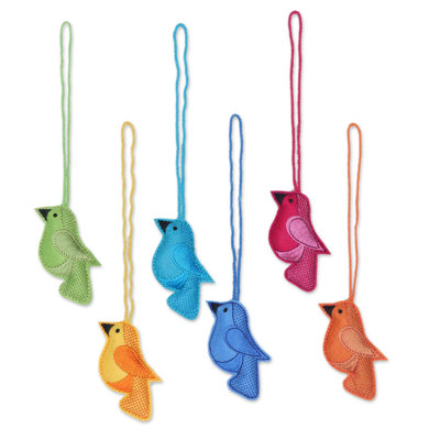 4.1'' Fabric Animals Hanging Figurine Ornament