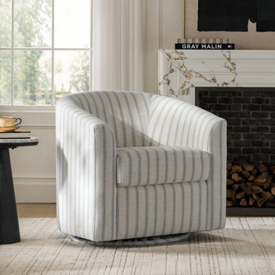 Amiir Swivel Barrel Chair Built-in Pocket Spring