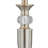 Labbe 27.5'' Crystal/Nickel Table Lamp Set-1611760595