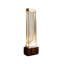 Fontaine d'eau autoportante de style zen chinois, dorée et marron, pour salon