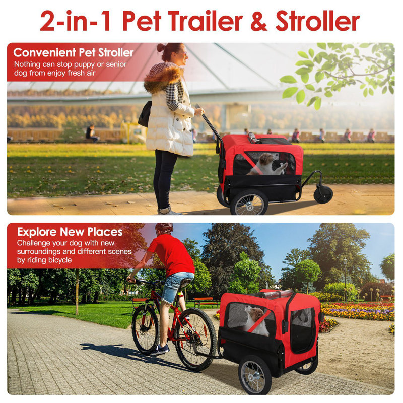 Foldable Pet Jogger Stroller