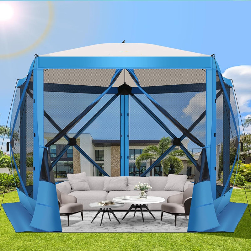 Pop-up abri de jardin, Bleu
