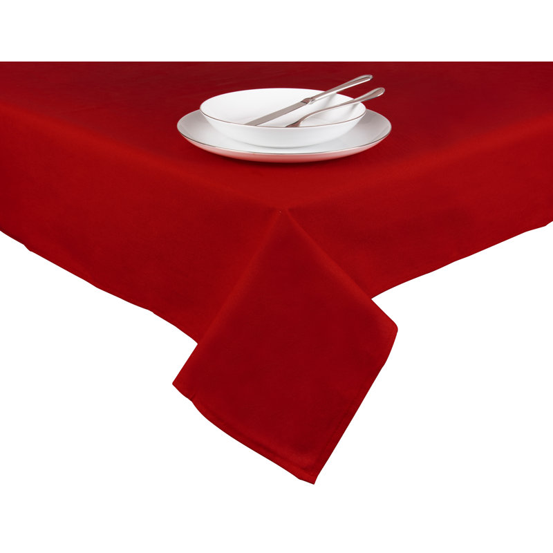 Panama Color Dark Red Tablecloth 140X180 Cm, Dark Red