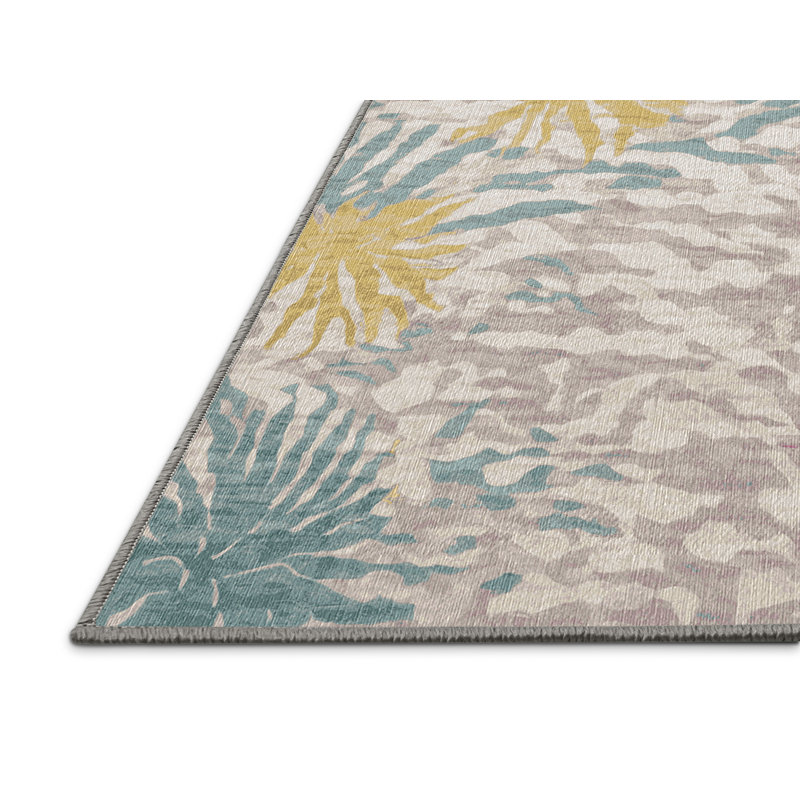 Tapis gris lavable à la machine