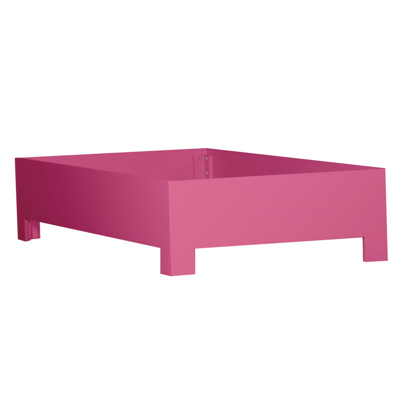Palm Springs Low Profile Standard Bed, Twin XL, Hot Pink