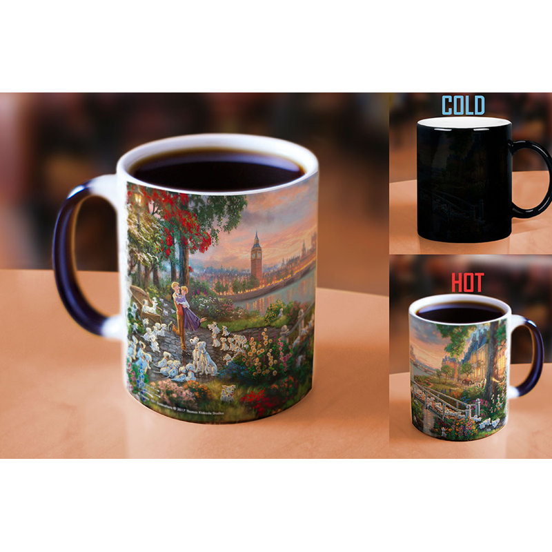Thomas Kinkade 101 Dalmatians Morphing Mugs - 9 oz