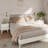 Set Of 2 Mid-Century Modern 2-Drawer Nightstand, Solid Wood Bedroom Bedside Table with Storage-1765225732
