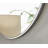 Alcantera Round Metal Frame Wall Mirror Simple and Elegant Modern Design-75322304-75322305