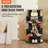 5-Tier Rotating Shoe Rack Tower 360° Spinning Shoe Display Carousel Black