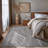 Rambo Contemporary Geometric Stripe Area Rug Brown/Ivory-100078647