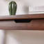 Bureau d'étude polyvalent pour étudiant, 100 % bois massif, table d'ordinateur longue avec tiroir et tablette de rangement-764896635