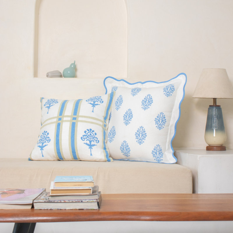 Nila - Linen Throw Pillow Cover