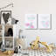 Ensemble de 2 toiles pastel inspirations avec libellule, design par Kim Allen-358684955