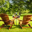 Table d'appoint en bois massif Suchey