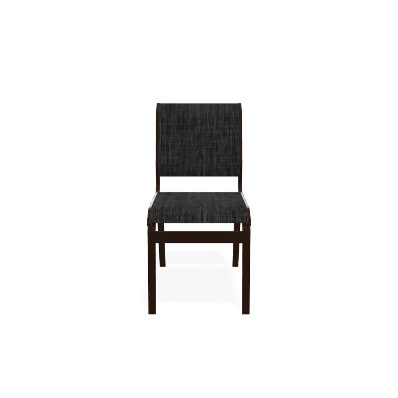 Chaise d'appoint de salle à manger Hiraku, Kona texturé, Ombre Augustine