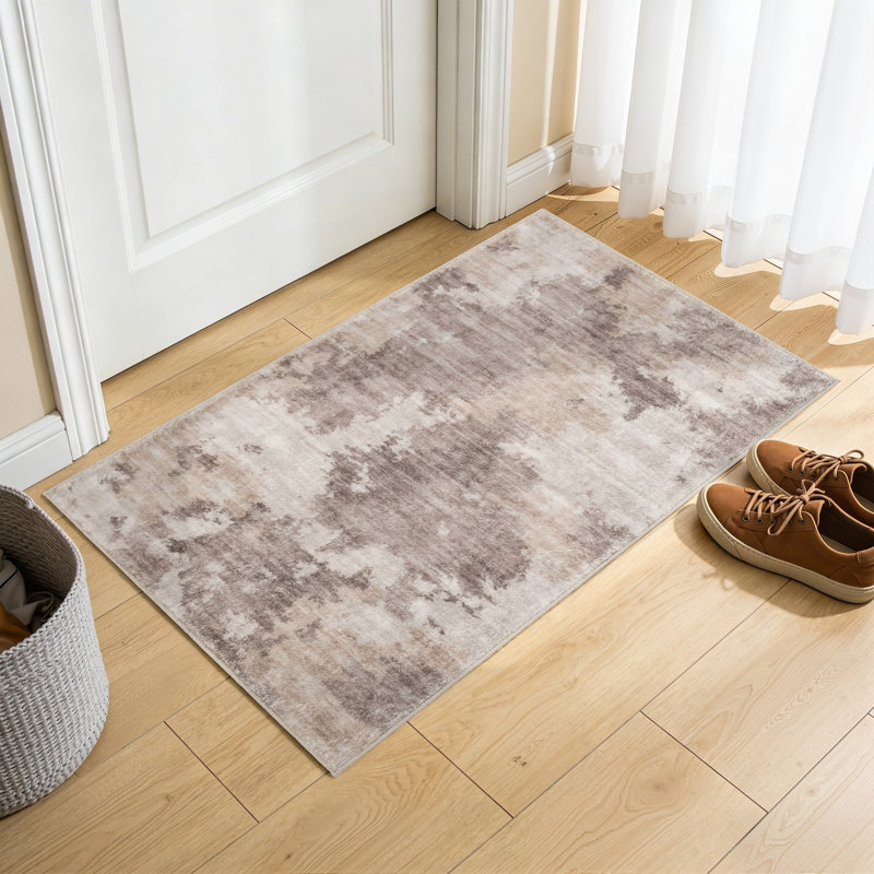 Eakes 457DC97D5D8348248863FAD4A556401F Beige Accent Rug, 24" x 35"