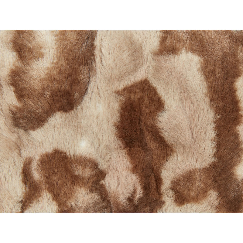 Ajoloko Animal Print Brown Square Cushion