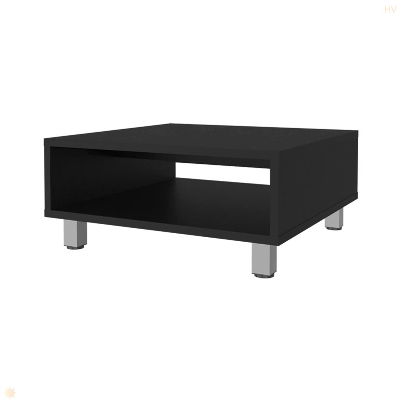 Table basse avec rangement ouvert